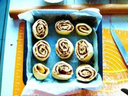 Make Honey walnut cinnamon step 14