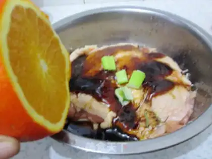 Make Orange chicken leg step 5