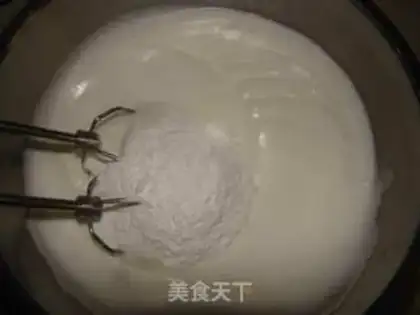 Make The red bean angel cake step 3