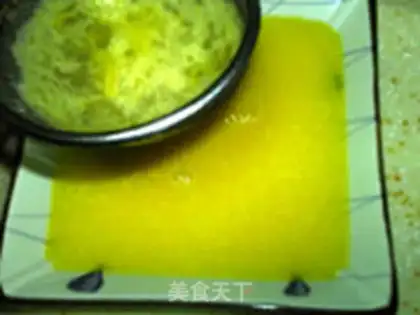 Make Arctic shrimp steamed eggs step 7