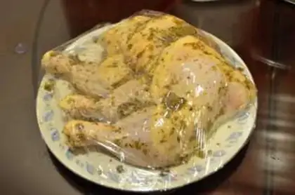 Make Christmas vanilla chicken step 7
