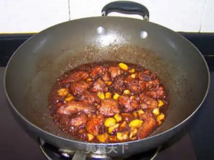 Make Red gin plattered chicken wings step 6