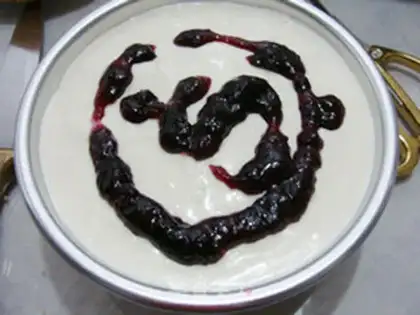 Make Blueberry yogurt cake step 22