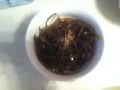 Make Pumpkin congee + seaweed step 10