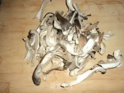Make Blow mushrooms step 1