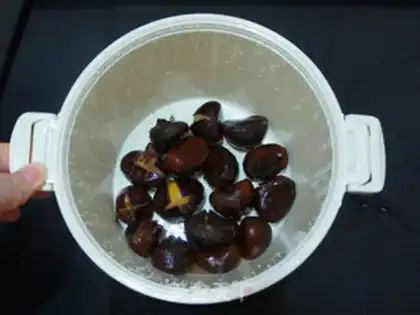 Make Tea and chestnut step 10