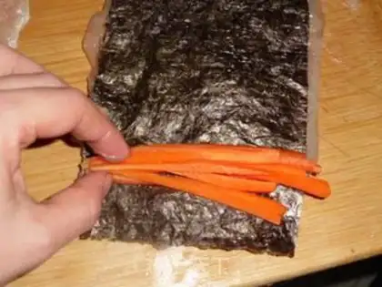 Make Like chicken rolls step 2