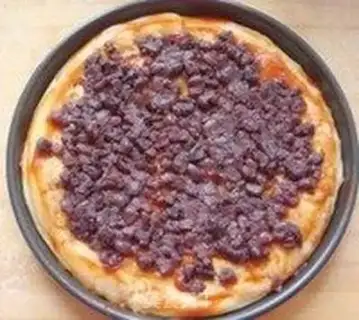 Make Red bean pizza step 4