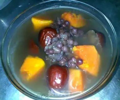 Make Red bean papaya date soup step 9