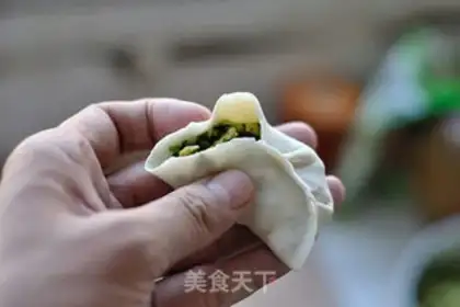 Make Three fresh dumplings step 13