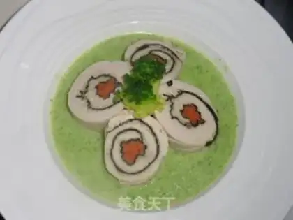 Make Like chicken rolls step 12