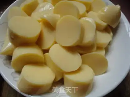 Make Twin pepper tofu step 1