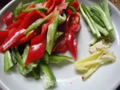 Make Twin pepper tofu step 2