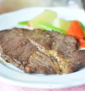 Make A very simple version of black pepper steak step 7