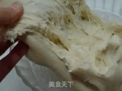 Make Panda bread step 1