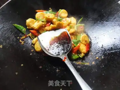 Make Twin pepper tofu step 12