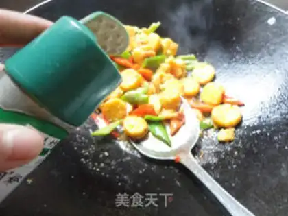 Make Twin pepper tofu step 13