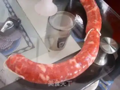 Make Fill up the wide sausage step 5