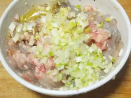 Make Pixel prawn dumplings step 6