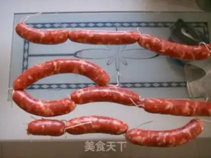 Make Fill up the wide sausage step 6