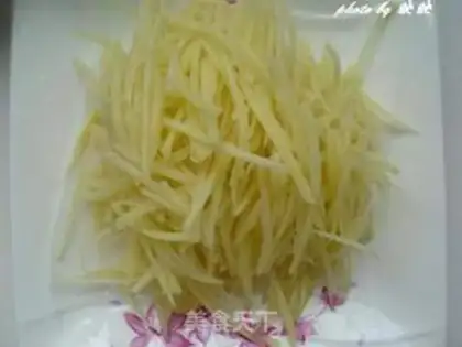 Make Sand tea, potatoes, fried meat step 3