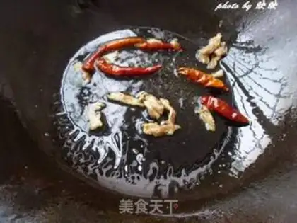 Make Sand tea, potatoes, fried meat step 6