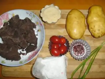 Make Potato Snow step 0