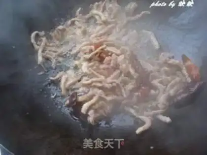 Make Sand tea, potatoes, fried meat step 7