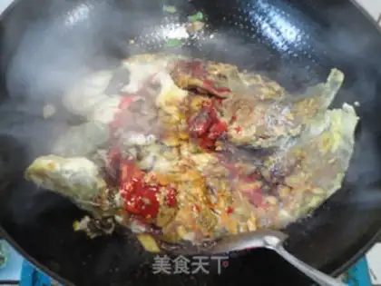 Make The mushrooms are burning catfish step 8