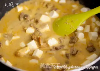 Make Iron Stick Mountain curry beef rice step 7