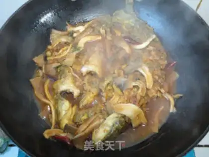 Make The mushrooms are burning catfish step 9