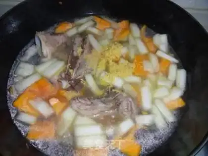Make Gold soup, sea fire pot step 9