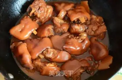 Make Rose milk pig hoof step 7