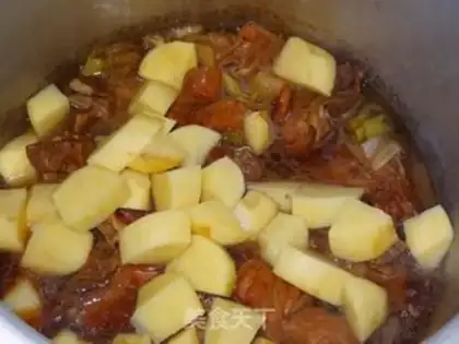 Make Red-burned steak potatoes step 10