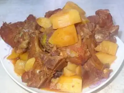 Make Red-burned steak potatoes step 11