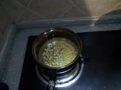 Make Potato corn bacon step 1