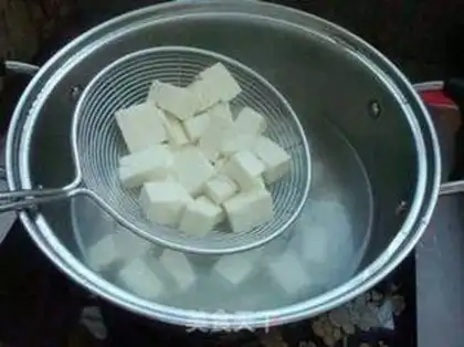 Make Tofu onions step 1