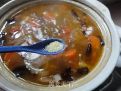 Make Red beef noodles step 15