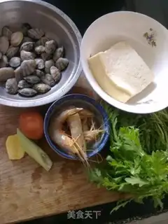 Make Seafood tofu step 0