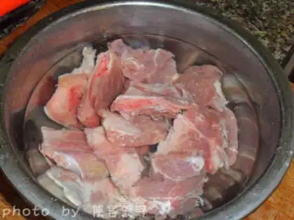 Make Hanayama peanut stew fan bones step 0