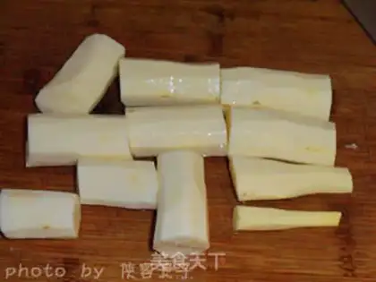 Make Hanayama peanut stew fan bones step 1