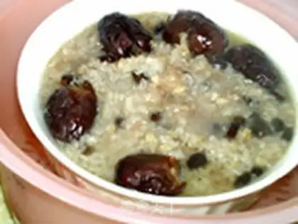 Make Black bean wheat porridge step 6