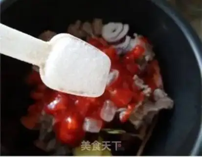 Make Tomato beef step 9