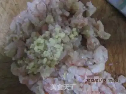 Make Shrimp balls step 1