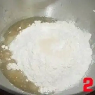 Make Wheat seeded corn bread step 1