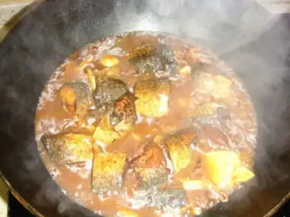 Make Smoky fish step 7