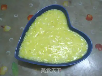 Make Sweet egg rice cake step 1