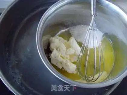Make Cheese almond pie step 7
