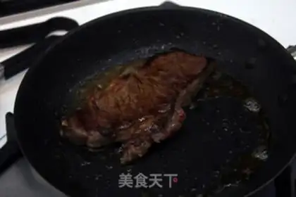 Make Fried black pepper steak step 5