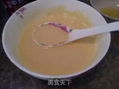 Make A milk eggcake step 2